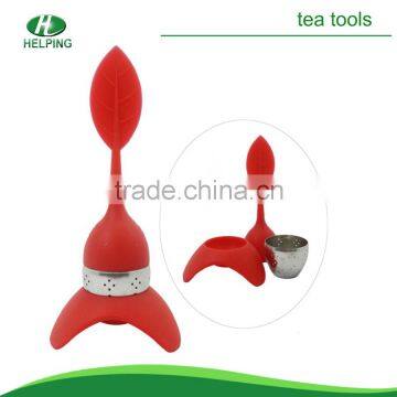 silicone leaf shape tea strainer, tea infuser.