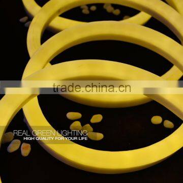 High Quality Yellow 110V/120V Waterproof IP65 LED Flex Neon Rope Light