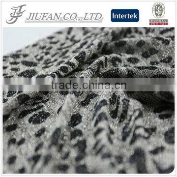 Jiufan Textile Competitive Polyester Spandex with Lurex Hacci Fabric