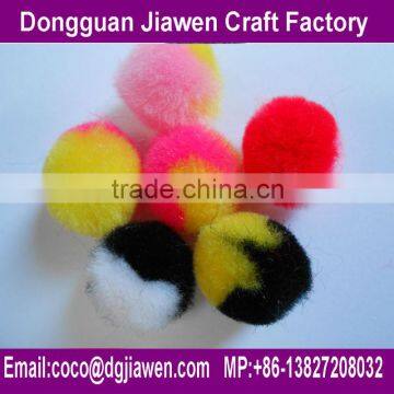 multi colour pompom wool