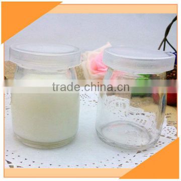 100ml Glass Yogurt Bottle With Plastic Cap