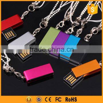 2016 mini metal swivel bulk pendrive 1gb 2gb 4gb 8gb 16gb 32gb 64gb