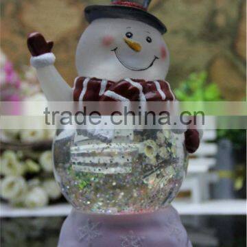 santa christmas snowman water glitter light motor drive