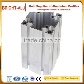China Aluminum Factory T-slot Anodized Aluminum Extrusion Curtain Wall Profile photo-3