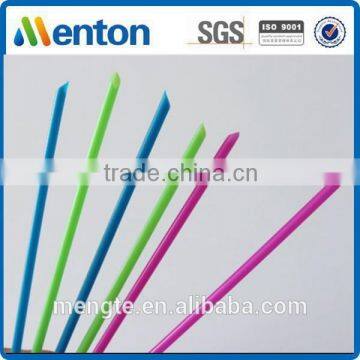 plastic pointed milk 3mm sip straw