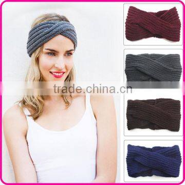 2015 cheap winter women knitted headband