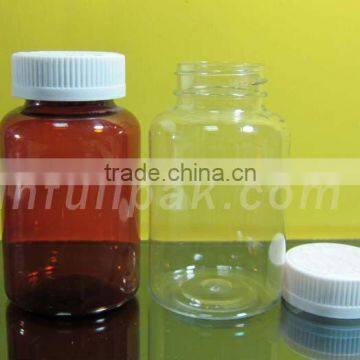 120ml Amber Capsule Bottle with Childproof cap