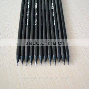 Standard Size Hexagonal Shape Black Night HB Pencil Sharpened With Eraser photo-4