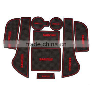 Brand New Top Quality Car Interior Door Slot Pad for Volkswagen Sagitar 2012-2014 9pcs/set