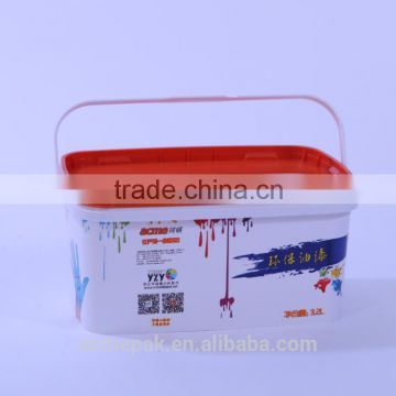 3.2L IML paint glue plastic box