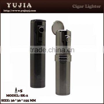 Smoking accessories custom products lighter table cigar lighter With cigar cutter /punch