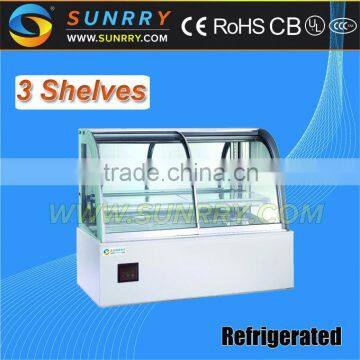 Marble Cake Showcase/Refrigerated Bakery Display Case/Bakery Display Counter (SY-CS375A SUNRRY)