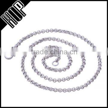 Fashion top sale stainless steel silver silver stylish chain accessories