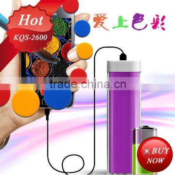 christmas decorations 2600 mah power bank, LIPTICK POWER BANK