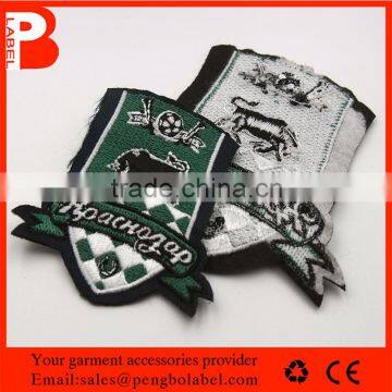 Hot sale adhesive back full Embroidery Patch badge For Apparels