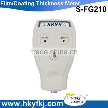 electroplated coating thickness gauge non-magnetic coating thickness measurement on magnetic metal substrate 0 ~1800 um
