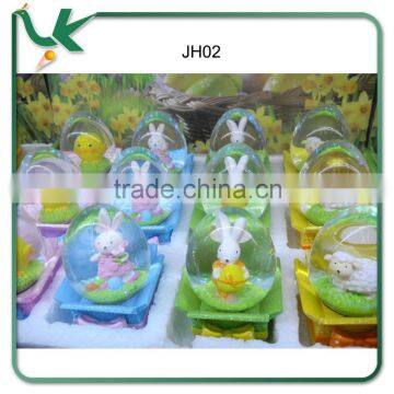 Easter Day Bonus Painted Easter Water Glass Ball inside Painted Animals For Decoration