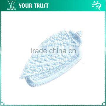 Beige Brown Spiral Shell Clothing Applique Garment Patch Label photo-4