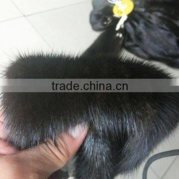 Factory Direct Black Color Sable Fur Skin / Real Tan Mink Fur Skin photo-2