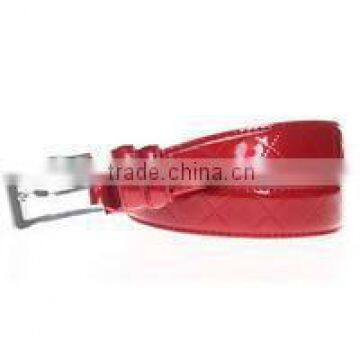 RED BELT FINE BELT WOMEN BELT RIBBON BELTchep pu belt