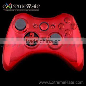 Various design chrome Red replacement shell For XBOX 360 wireless Controller