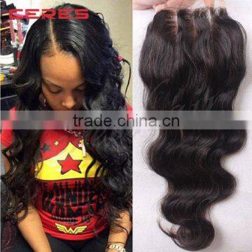 in Stock Virgin Hair Lace Closure, China Market 100 Human Hair Cheap Brazilian Hair Lace Closure photo-2