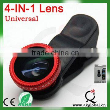 For Mobile Phone 180 Fish Eye 0.67x Wide Angle Macro CPL Filter Lens 4 in 1 Lens photo-4