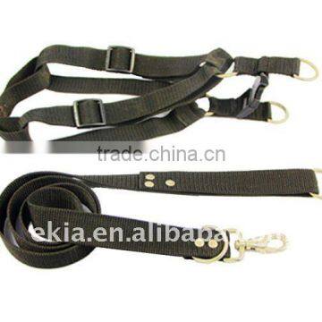 Adjustable black dog products set