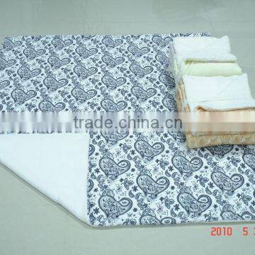 100% Polyester Printed Short Fur Sherpa Throw photo-2