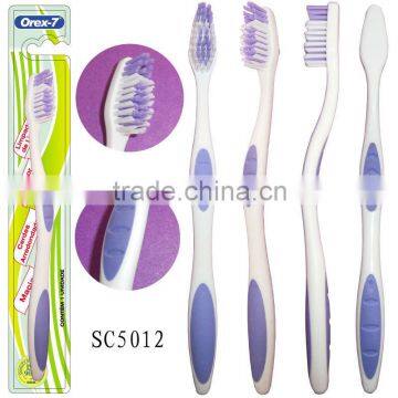 rubber bristled toothbrush