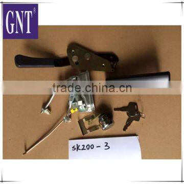 SK200-3 excavator cab door lock