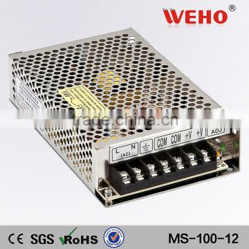 CE ROHS approved 150w 12volt ac dc single output mini-size power supply