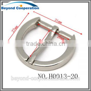 20mm nickel-free finish handbag buckle round buckle