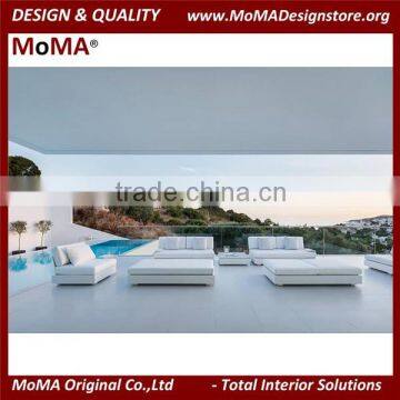 MA-2113R Patio Furniture Luxury Apartment Modern White Outdoor Sofa Set photo-5