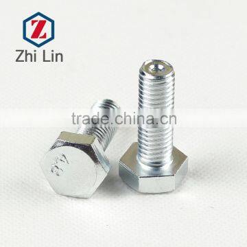 grade4.8 Carbon steel hexagon bolts DIN933