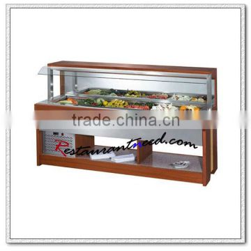 C253 Luxury Design Wall Side Fancooling Restaurant Salad Bar