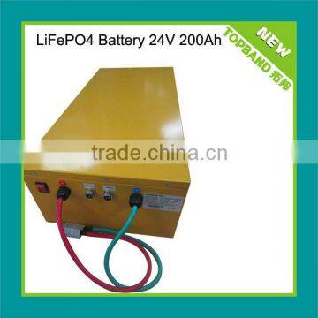 lifepo4 truck battery 24v 200ah