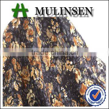 Mulinsen textile woven wool peach polyester fabric price per meter