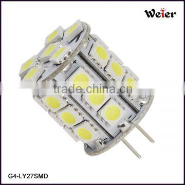 G4 Led bulb 12V AC/DC 4w 27SMD 5050 LED