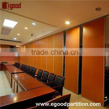 Small sliding partition door for large production room