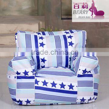 Star Print bean bag chair for kids