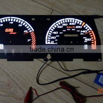 High quality&High luminance EL light Car gauge/ ELlight gauge / EL light Meter