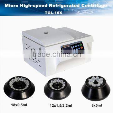 Micro highspeed refrigerated centrifuge TGL-16X for laboratory use