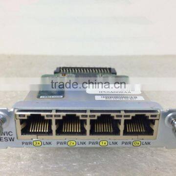 Cisco HWIC-4ESW 4 Port FE EtherSwitch 10BASE-T/100BASE-TX Router Module HWIC KK small medium businesss