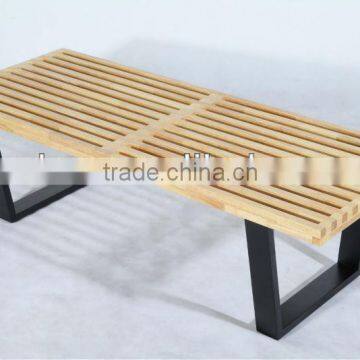 Replica Herman Miller oak Nelson Platform Bench