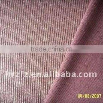 100%polyester rib fabric