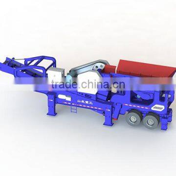 Operating easy movable mobile stone crusher for sale price