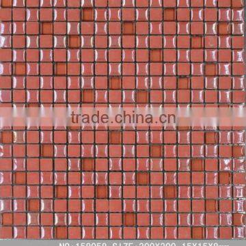 Clolorful Red Ceramic Mosaic Tile