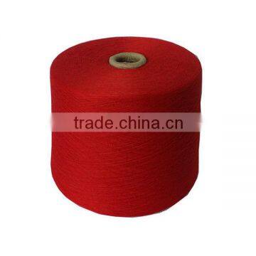 100% recycle dope dyed ring spun polyester yarn