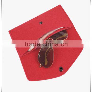 New Design High Quality Custom Button Felt Mobile Phone Pouch photo-4